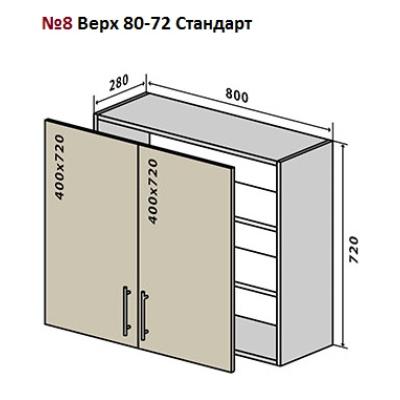 Верхний модуль Мода Мат № 8 верх 80-72 постачання припинено от ТМ ВІП Майстер (VIP master)
