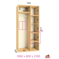 ШК Стандарт 1000х600х2100