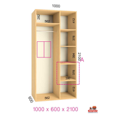 ШК Стандарт 1000х600х2100