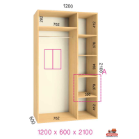 ШК Стандарт 1200х600х2100