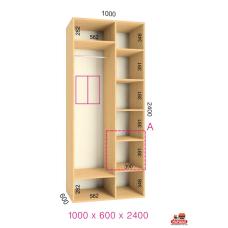 ШК Стандарт 1000х600х2400