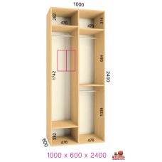 ШК Ультра 1000х600х2400