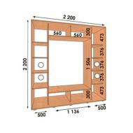 Шкаф купе прямой ШК 05 ВхГхШ мм 2200х600х(1900-2700) трехдверный від Алекса (м. Дніпро)