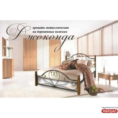 Кровать Джоконда на деревянных ножках від Метал-Дизайн