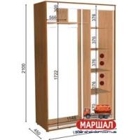 Шкаф-купе 09/2100 (1800х450х2100)