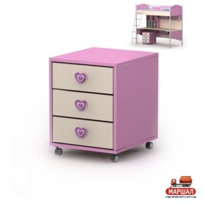 Тумба мобильная Pn-17 Pink от ТМ_Бріз, м. Вишневий (поставки призупинені) Тумба мобильная Pn-17 Pink от ТМ_Бріз, м. Вишневий (поставки призупинені)