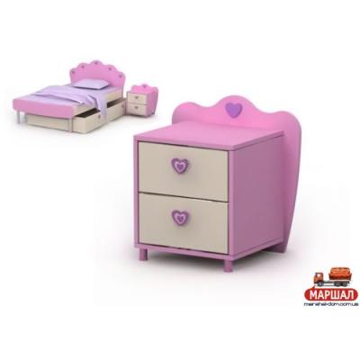 Тумба к кровати Pn-14-2 Pink от ТМ_Бріз, м. Вишневий (поставки призупинені) Тумба к кровати Pn-14-2 Pink от ТМ_Бріз, м. Вишневий (поставки призупинені)
