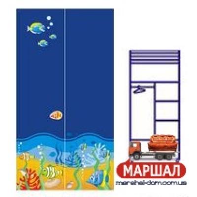 Двухдверный шкаф Od-02-3 (море) Ocean від ТМ_Бріз, м. Вишневий (поставки призупинені)