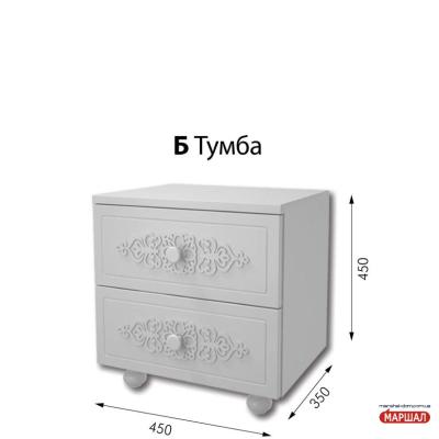 Тумба прикроватная Б Тумба Богема (фабрика временно не работает) от ТМ ДІМ (м. Київ постачання припинено)