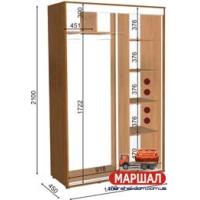 Шкаф-купе 05/2100 (1400х450х2100) Шкаф-купе 05/2100 (1400х450х2100)