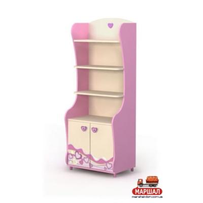 Книжный шкаф Pn-04 Pink від ТМ_Бріз, м. Вишневий (поставки призупинені)