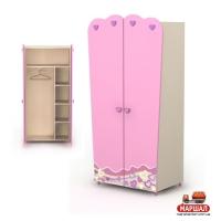 Двухдверный шкаф Pn-02-1 Pink
